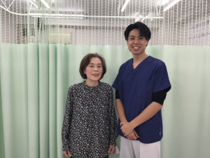 狭窄症　笑顔